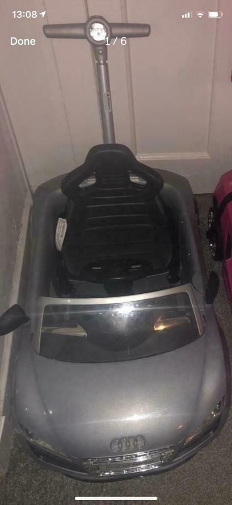 audi push car with canopy